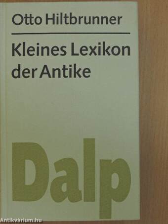 Kleines Lexikon der Antike