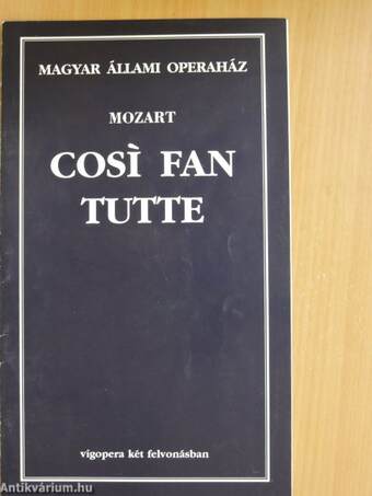 Mozart: Cosí fan tutte