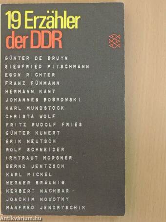 19 Erzähler der DDR