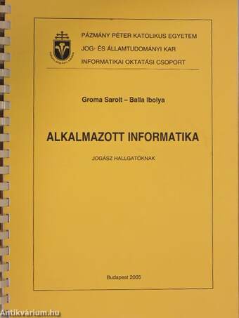 Alkalmazott informatika