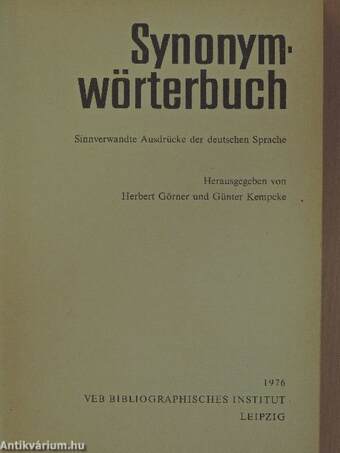 Synonymwörterbuch