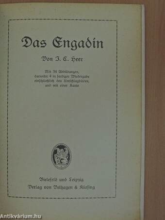 Das Engadin (gótbetűs)