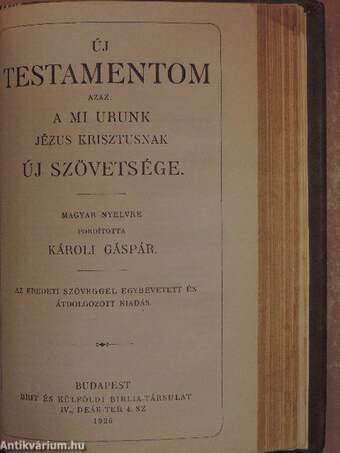 Szent Biblia