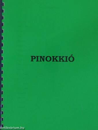 A Pinokkió című színdarab színházi szövegkönyve