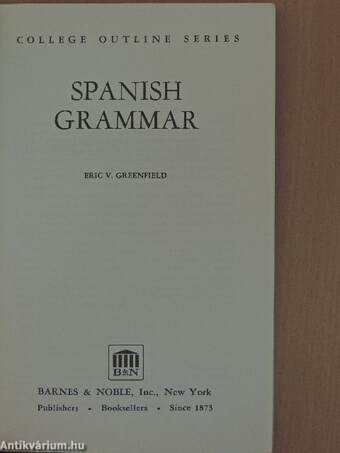 Spanish grammar