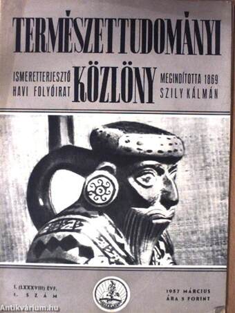 Természettudományi Közlöny 1957-1967 (vegyes számok) (38 db)