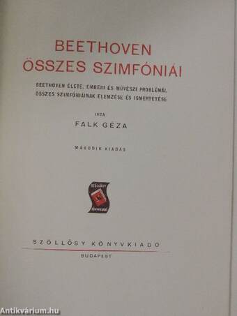 Beethoven összes szimfóniái