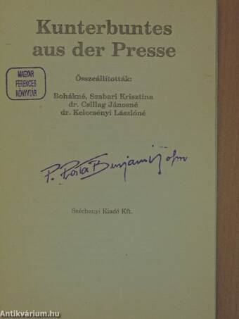 Kunterbuntes aus der Presse