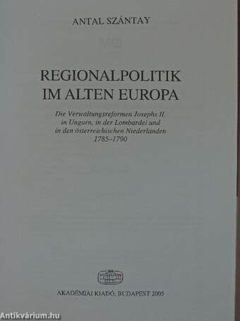 Regionalpolitik im alten Europa