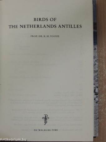 Birds of the Netherlands Antilles