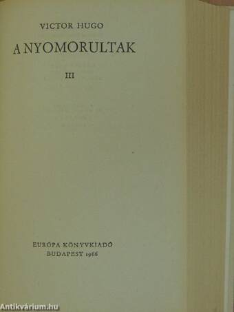 A nyomorultak I-III.