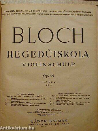Bloch hegedűiskola