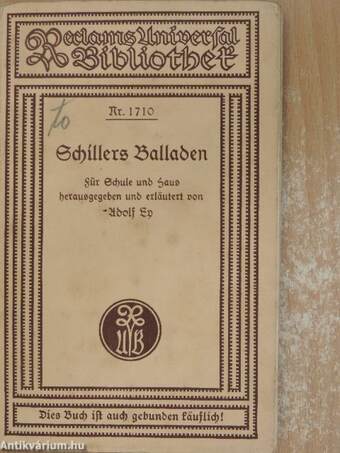 Schillers Balladen (gótbetűs)