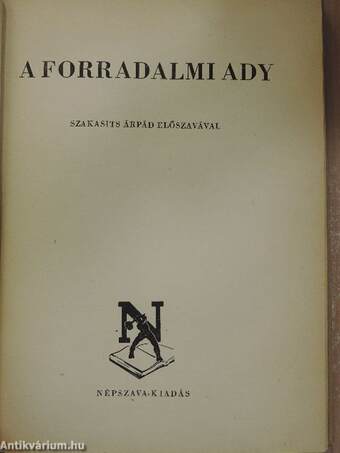 A forradalmi Ady