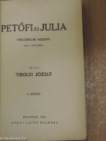 Petőfi és Julia I-IV.