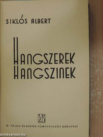 Hangszerek/Hangszinek