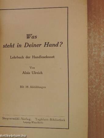 Was steht in Deiner Hand?