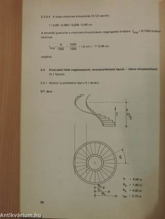 Lépcső- és rámpaszerkezetek méretezése