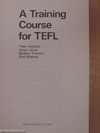 A Training Course for TEFL