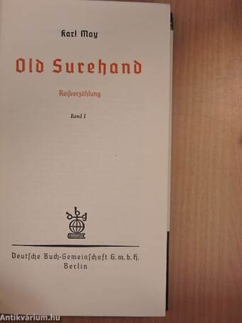 Old Surehand I-II. (gótbetűs)