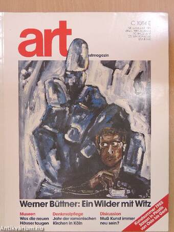 art - Das Kunstmagazin August 1985.