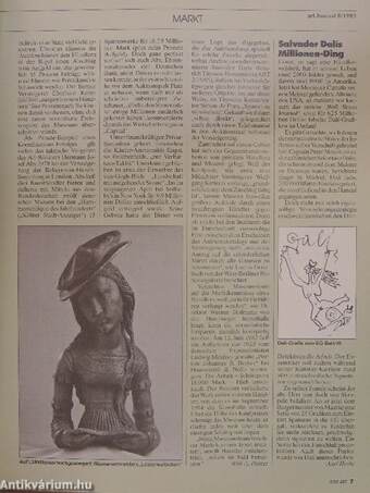 art - Das Kunstmagazin August 1985.