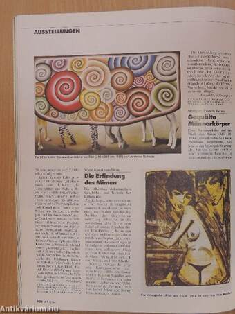 art - Das Kunstmagazin Oktober 1985.