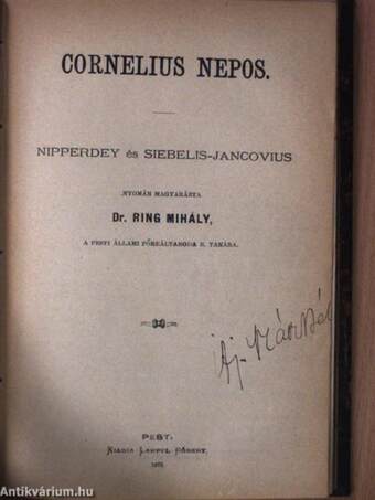 M. Tullii Ciceronis de officiis/Cornelius Nepos/Laelius/Cato Maior