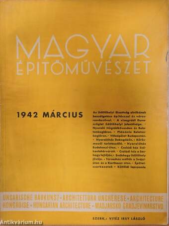 Magyar Épitőművészet 1942. március