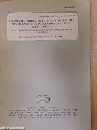 Vitamin B12 producing fermentations with a mixed bacterium population of sewage sludge origin