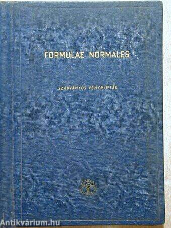 Formulae Normales