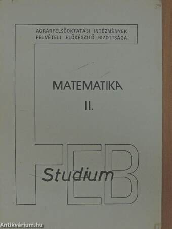 Matematika Studium II.