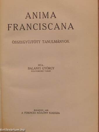 Anima Franciscana