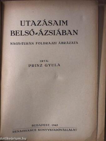 Utazásaim Belső-Ázsiában