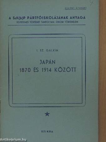 Japán 1870 és 1914 között