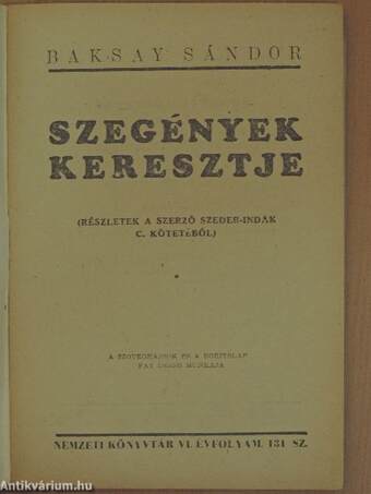 Szegények keresztje