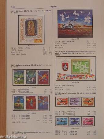 BOREK Briefmarkenkatalog - Ungarn 1978/79