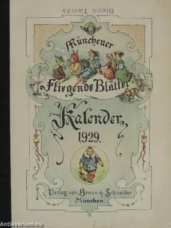 Münchener Fliegende Blätter 1929. (gótbetűs)