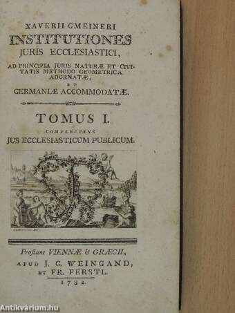 Institutiones juris ecclesiastici I. (töredék)