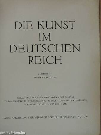 Die Kunst im Deutschen Reich April 1944