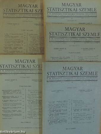 Magyar Statisztikai Szemle 1947. (nem teljes évfolyam)