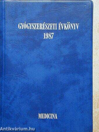 Gyógyszerészeti évkönyv 1987