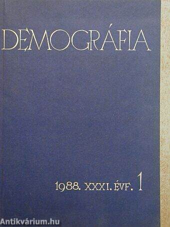 Demográfia 1988/1.
