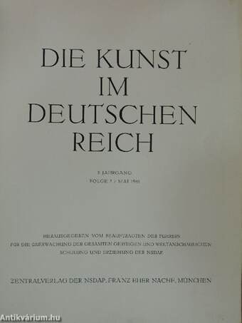 Die Kunst im Deutschen Reich Mai 1941