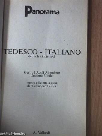 Tedesco-Italiano/Deutsch-Italienisch