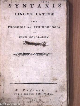 Syntaxis linguae latinae