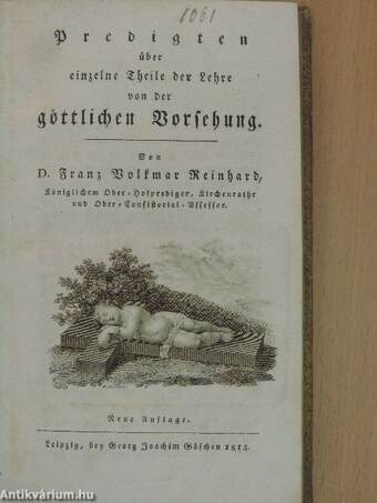 Predigten über einzelne Theile der Lehre von der göttlichen Vorsehung 2. (gótbetűs)