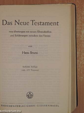 Das neue Testament/Die Psalmen