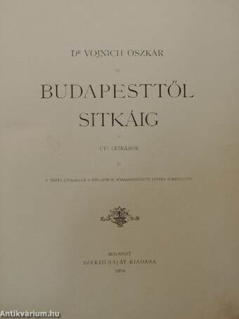 Budapesttől Sitkáig