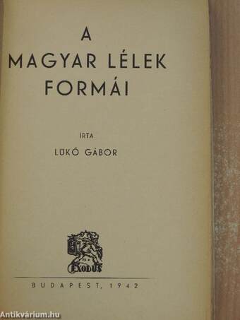 A magyar lélek formái